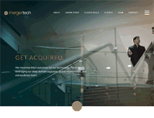 Tablet Screenshot of mergertech.com